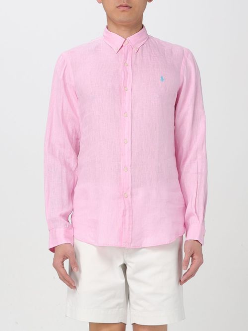 Shirt POLO RALPH LAUREN Men color Pink