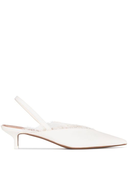 Irena 40mm slingback pumps - White