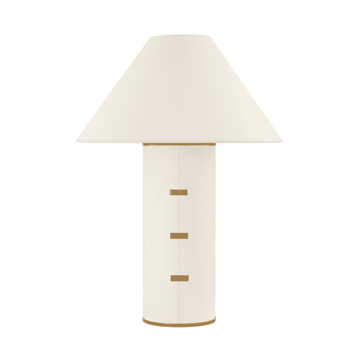 Patina Brass One Light Table Lamp from the Bond Collection