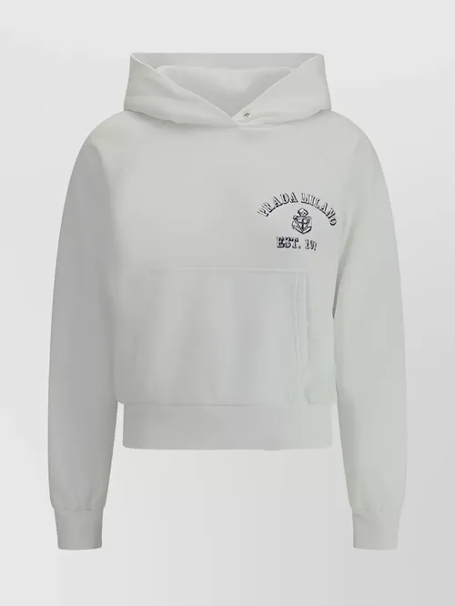 Prada - cotton hoodie