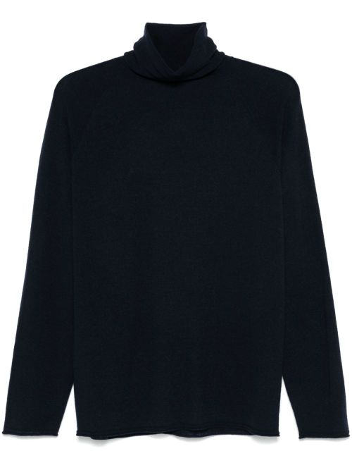 High-neck sweater - Blue