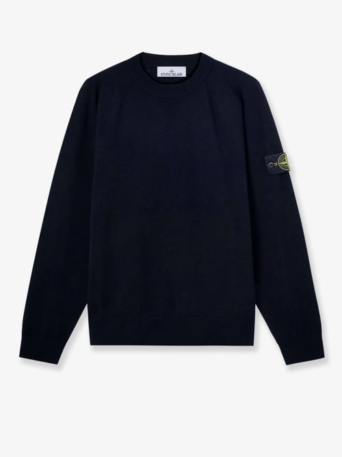 Virgin Wool-Blend Sweater — Black