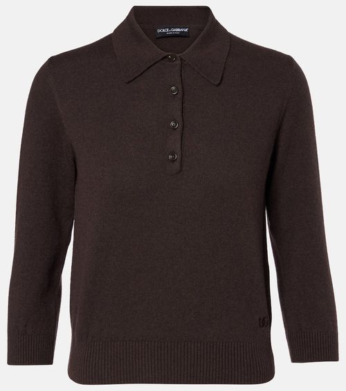 Cashmere polo sweater