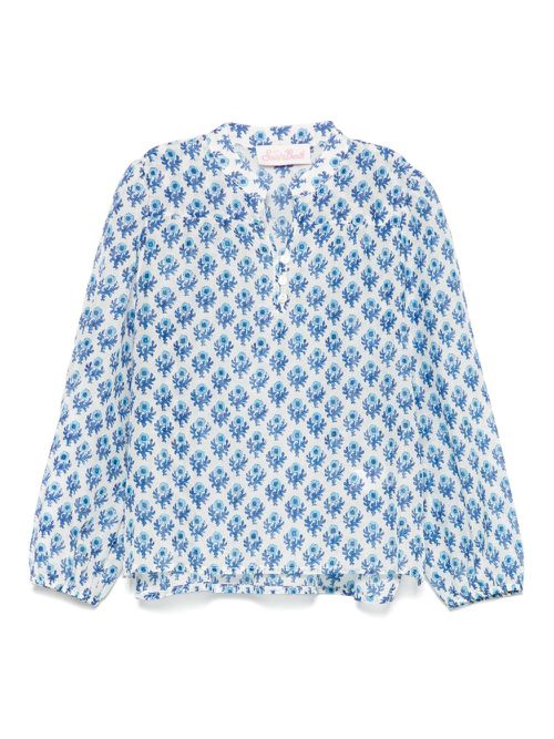 MC2 Saint Barth Kids Harper blouse - Blue