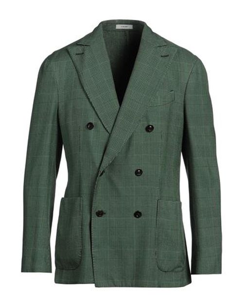 Boglioli Man Blazer Green Size 38 Silk