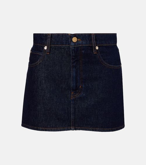 Denim miniskirt