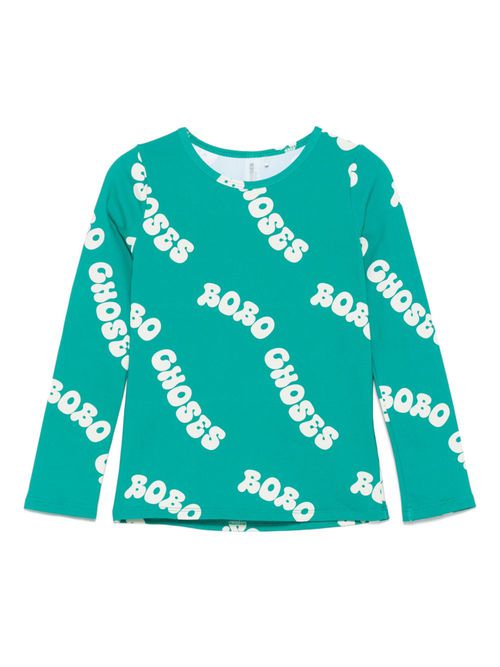 Logo-print T-shirt - Green