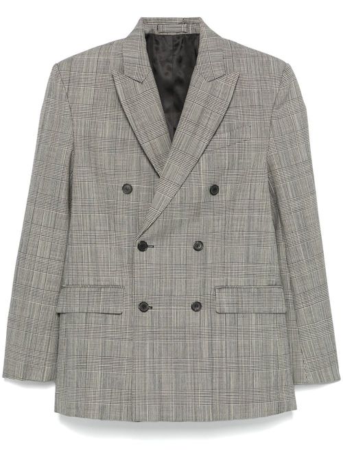 Prince of Wales-check blazer - Neutrals