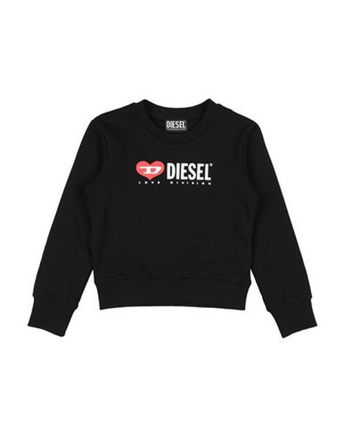 Kid Girl Sweatshirt Black Size 12 Cotton, Elastane
