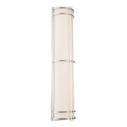Stainless Steel LED Outdoor Wall Sconce from the Skyscraper Collection