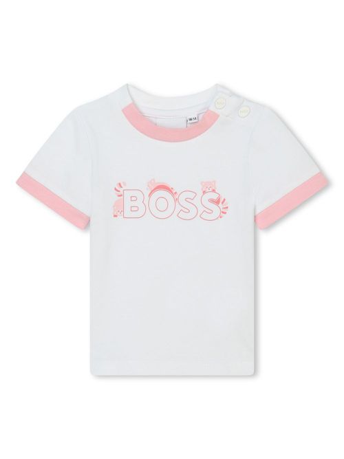 Logo-print short-sleeve T-shirt - White