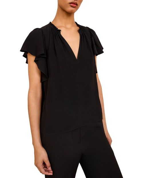 Lilo Flutter Sleeve Blouse