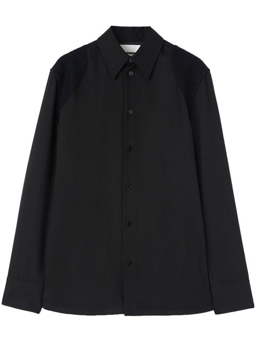 Virgin-wool shirt - Black
