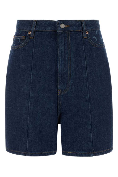 Denim Denim Shorts — Navy