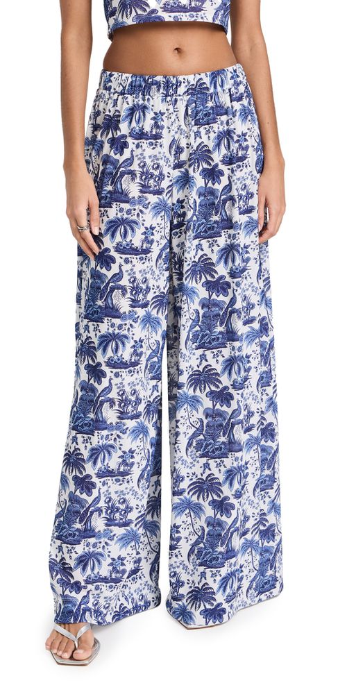 Marza Pants Blue Toile