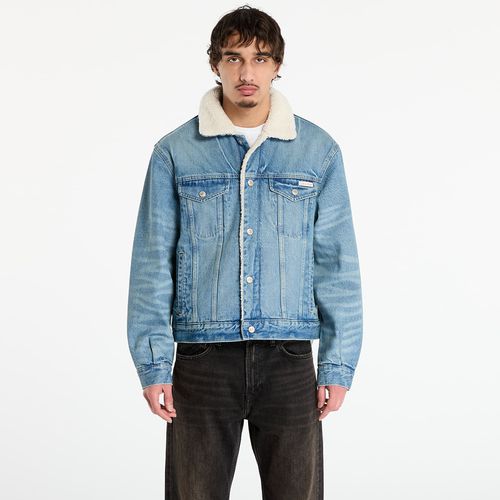 Jacket Calvin Klein Jeans 90S Sherpa Trucker Jacket Blue