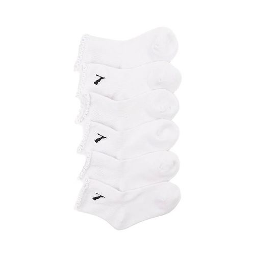 PUMA Ruffle Quarter Socks 3 Pack - Little Kid - White