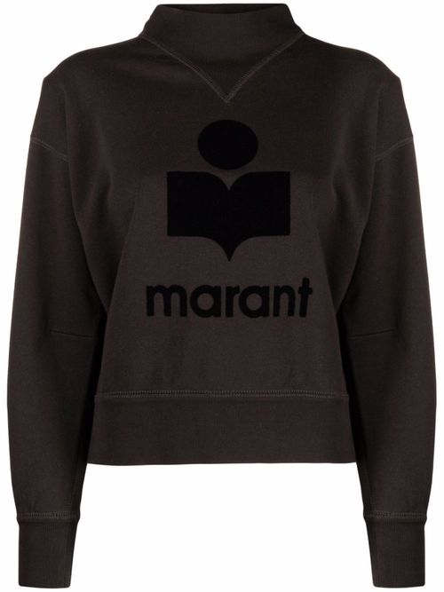 Dark Grey Moby Logo Sweatshirt