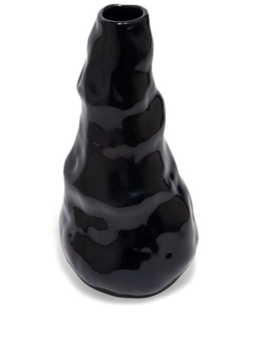'Unearthed' vase, tall - Black