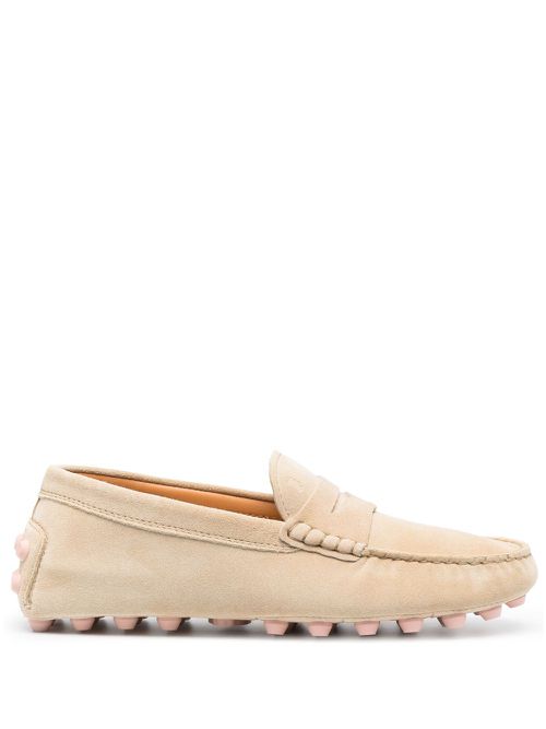 Almond-toe loafers - Neutrals