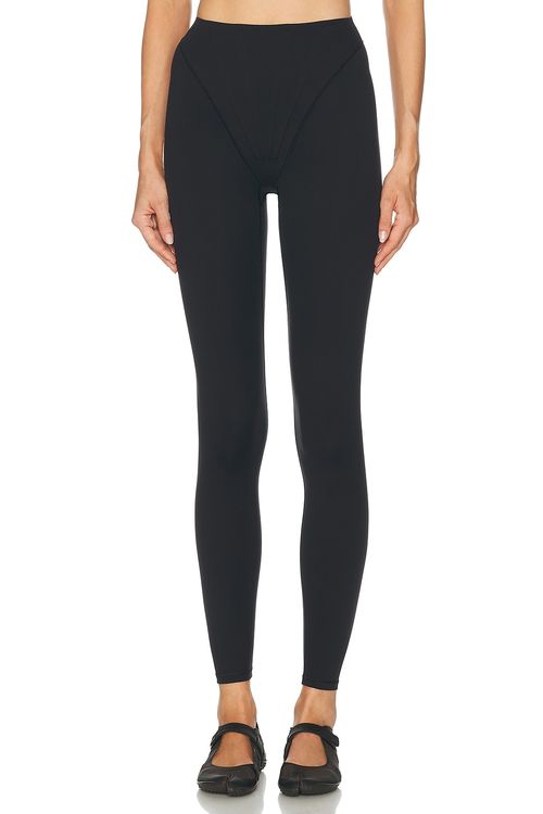 NikeSKIMS Matte Corset Tight in Black