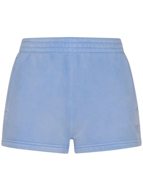 Logo-appliqué shorts - Blue