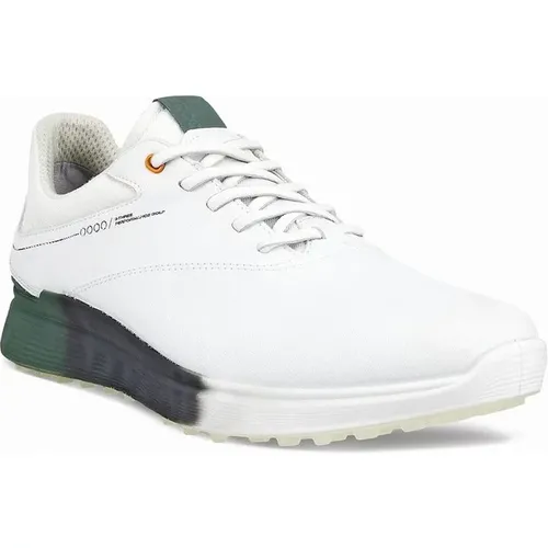 Men's ECCO S-Three GTX 102944-01007 Golf shoes in White leather - Size: 41