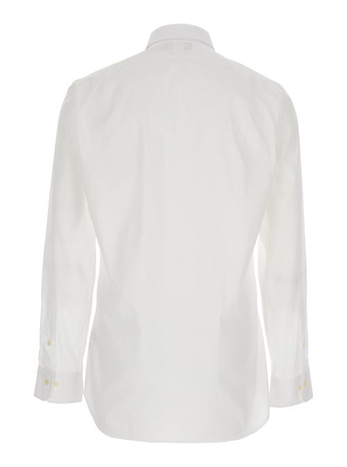 Slim Fit Cotton Shirt — White
