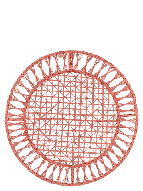 -David Hicks Woven Kitchen Linen Rosa-Unisex