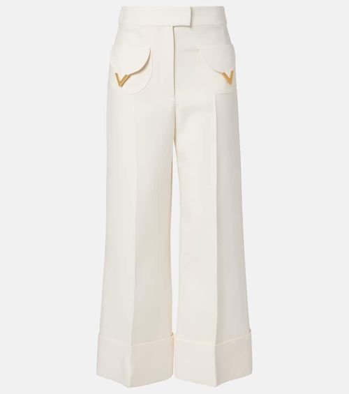 Crepe Couture wide-leg pants