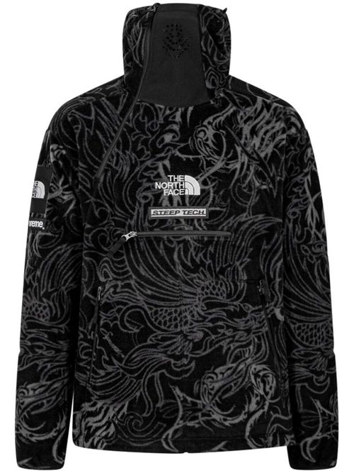X The North Face Steep Tech fleece sweatshirt - Black