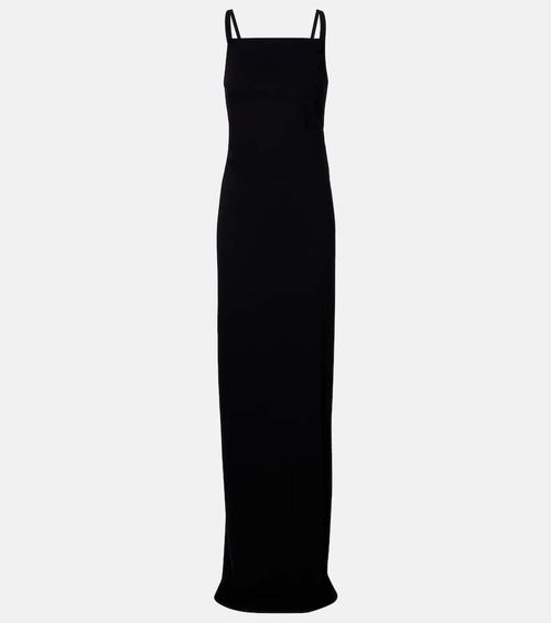 Temple layered cotton jersey maxi dress