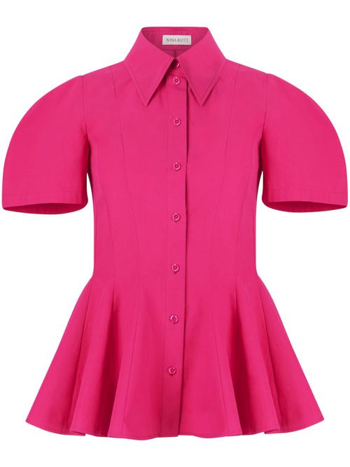 Poplin cotton shirt - Pink
