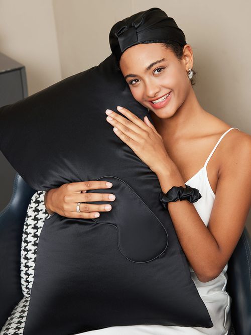 "19Momme 4Pcs Set Silk Skin-Friendly Beauty Sleep Set (Envelope Pillowcase)
