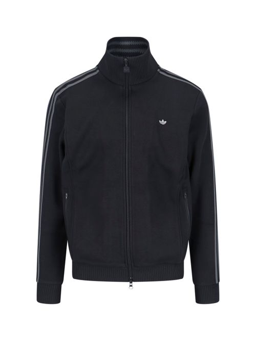 Premium Cotton Blend Track Top - Slim Fit for Men