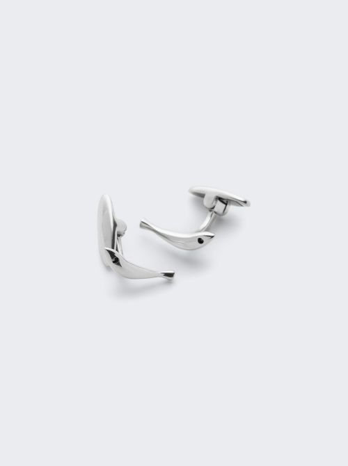 Sardine Cufflinks Silver