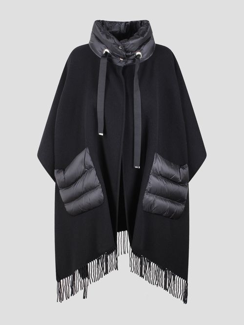 -Wool resort poncho-Donna