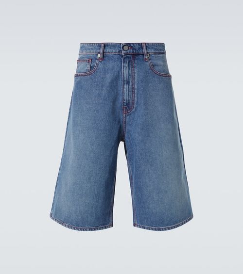 Indiana denim Bermuda shorts