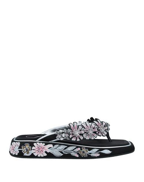 Woman Toe strap sandals Black