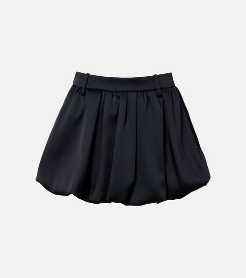 Shiny Statement duchesse miniskirt