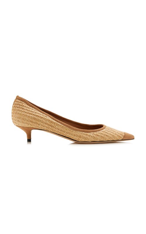 Amelia Raffia Pumps - Moda Operandi