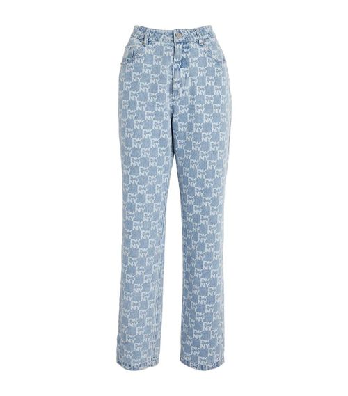 Logo Wide-Leg Jeans