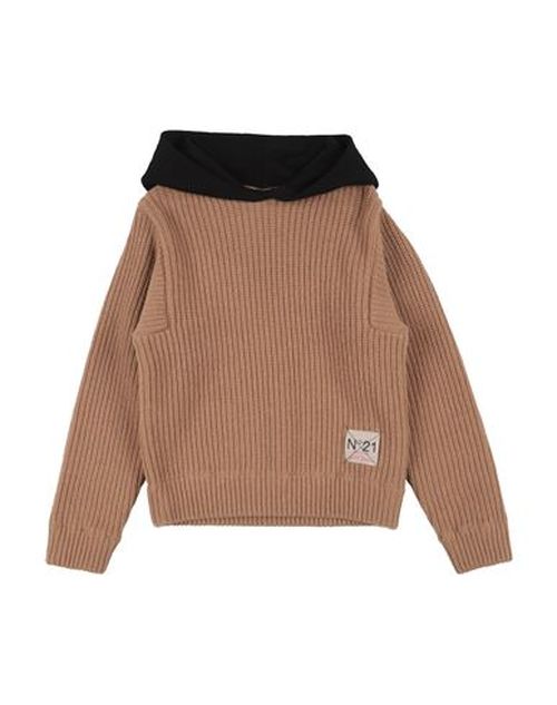 Kid Boy Sweater Camel Size 16 Wool, Nylon