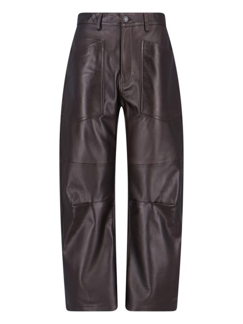Women's 100% Lamb Leather Trousers
