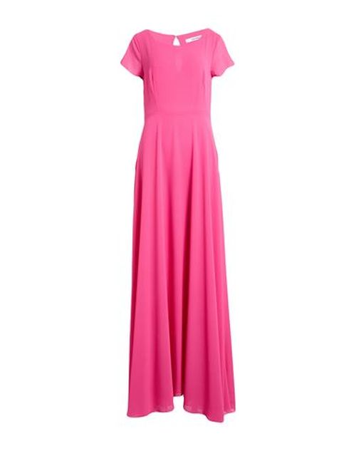 Woman Maxi dress Fuchsia Size 6 Polyester