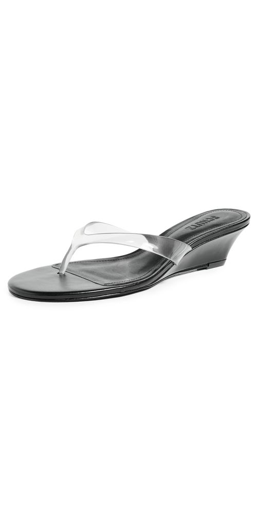 Roslyn Jelly Wedges Black