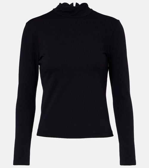 Scalloped rashguard top