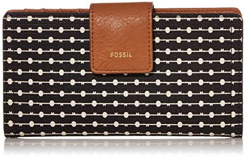 Fossil Women's Logan Leather RFID-Blocking Tab Clutch Wallet