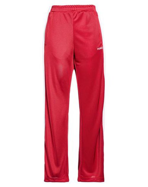 Woman Pants Red Size L Polyester, Cotton