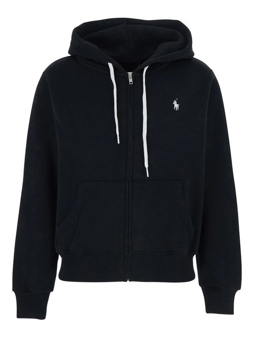Women's Fleece Hoodie with Drawstring Hood, Long Raglan Sleeves & Kangaroo Pocket (Size S)